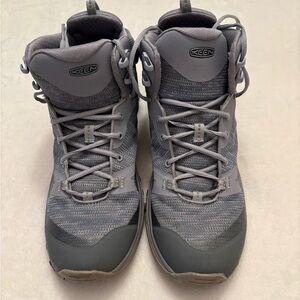 KEEN Terradora Women's Waterproof Hiking Boots Mid WP Dapple Grey Size 9.5